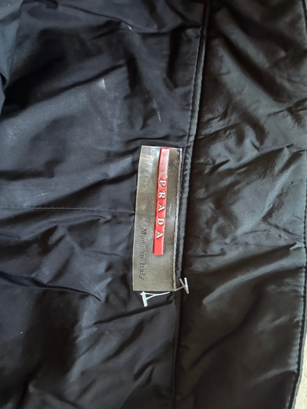 Prada Linea Rossa nylon ski pants black vintage - Picture 3 of 10